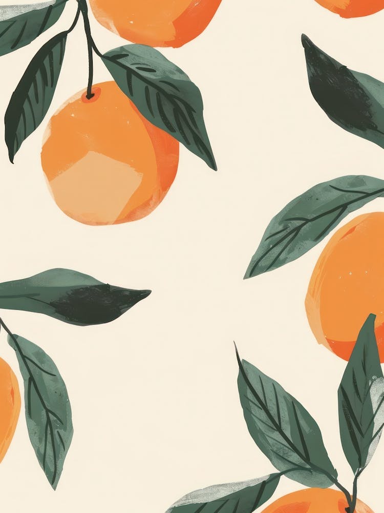 Peaches Close Up Illustration 1