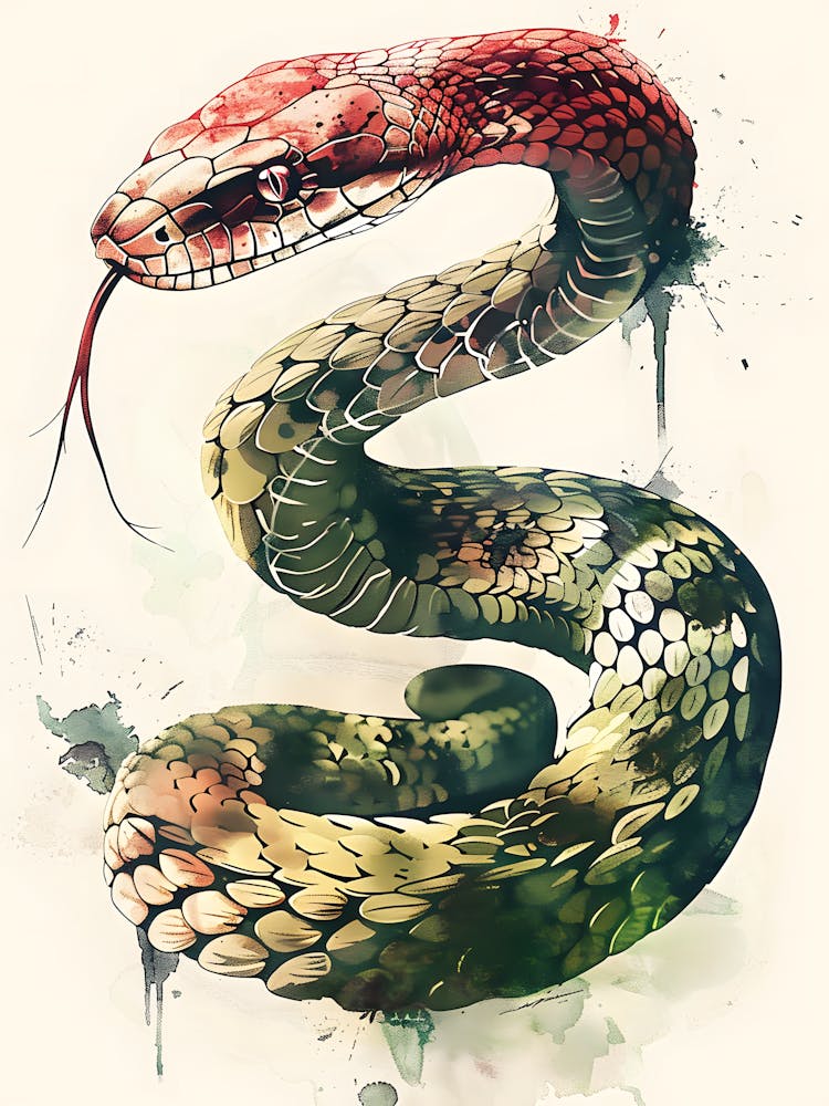 Snake Painting