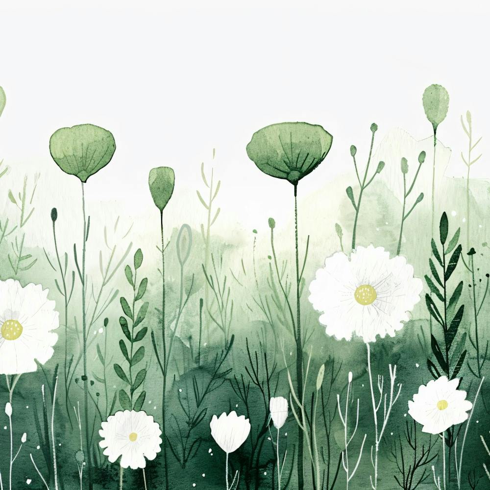 Watercolor Flowers 4