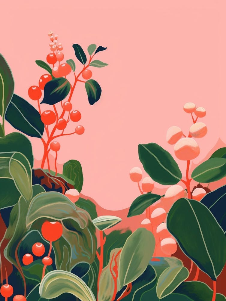 Boho Plant Painting Hoya Carnosa Plant 2