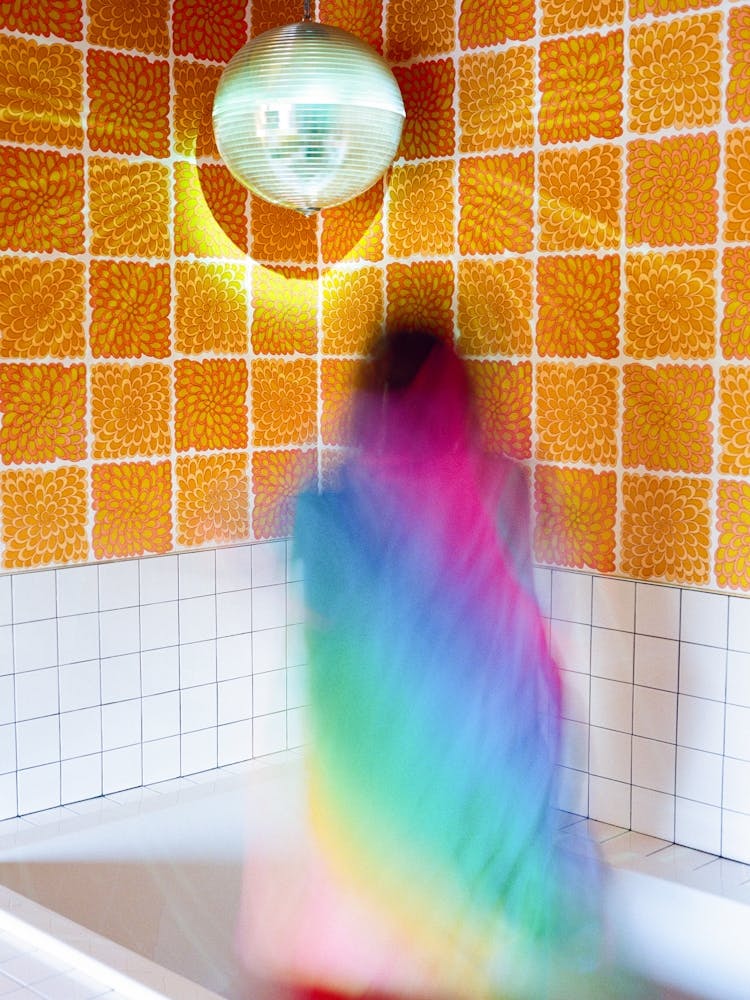 Disco Rainbow Dance on Film