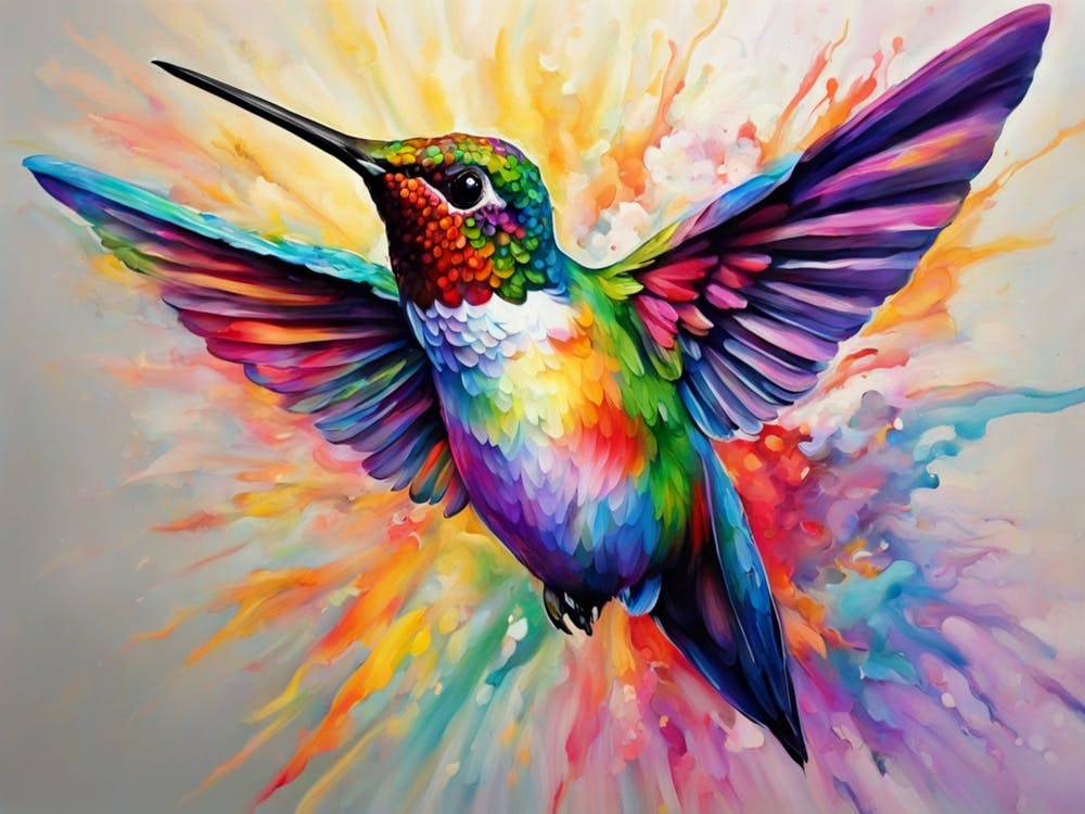 Kolibri Gemälde