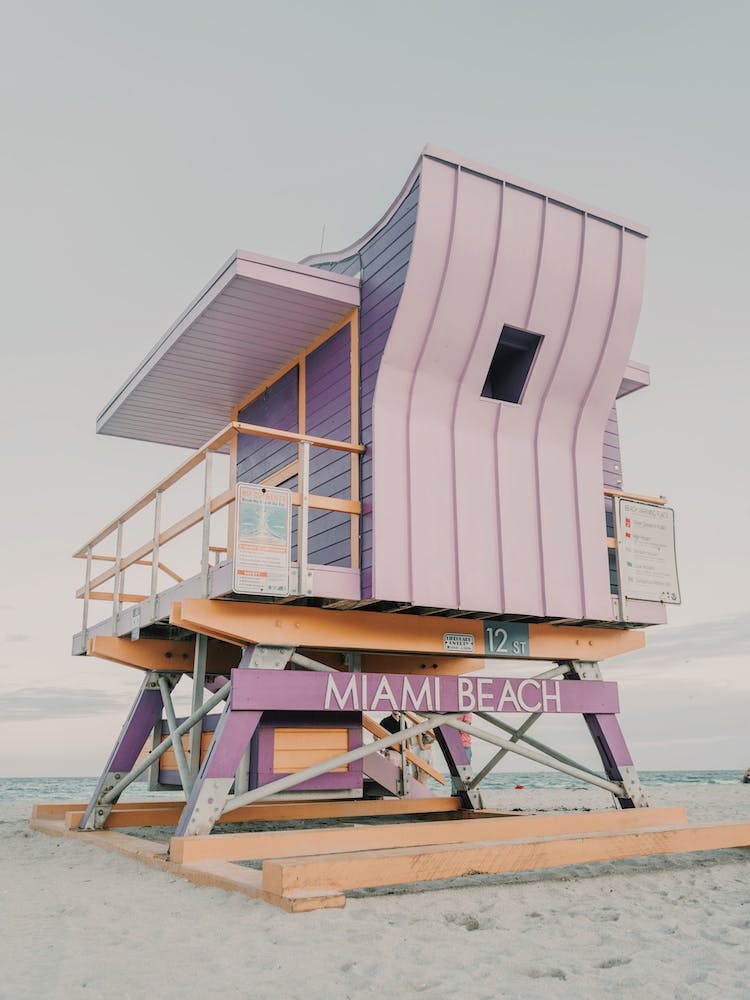 Pastel Lifeguard Tower