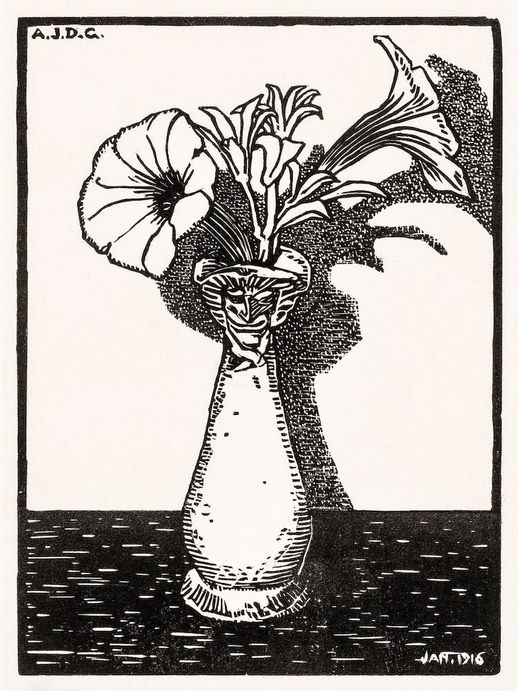 Vase With Flowers, Julie De Graag