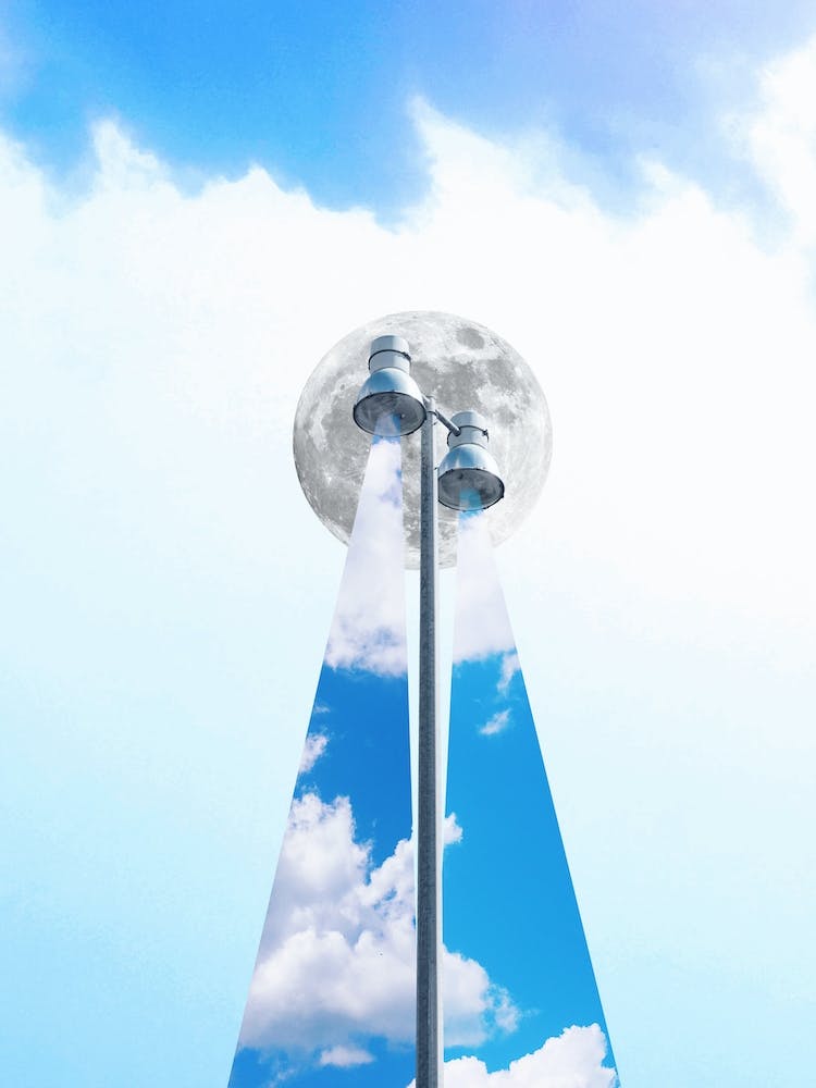 Street Lamp In The Sky