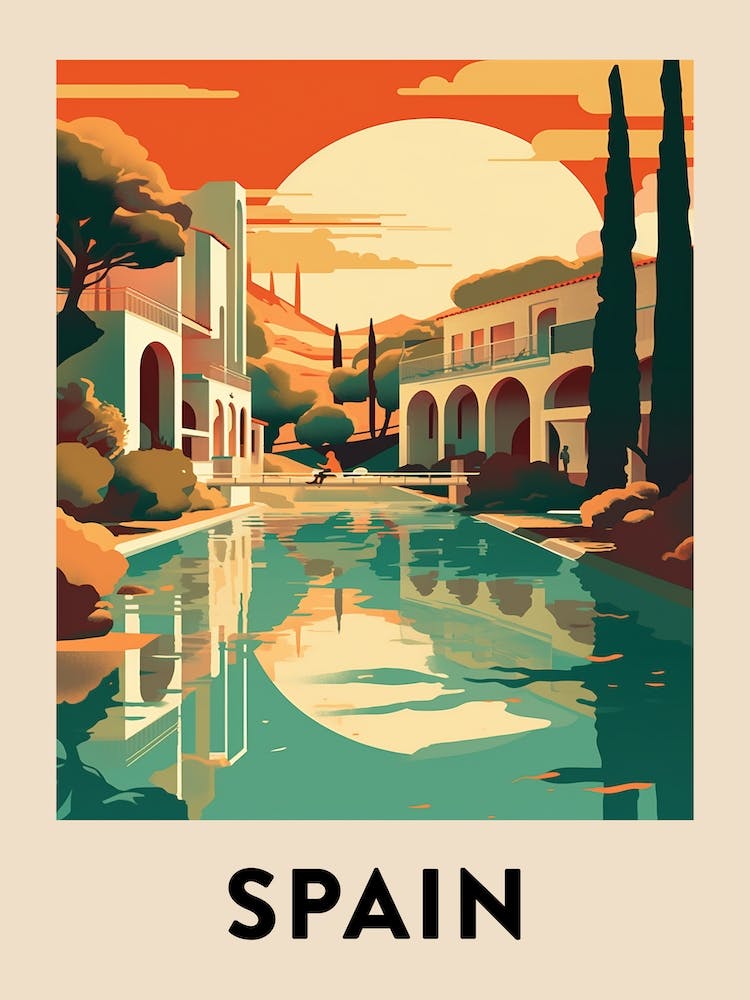 Vintage Travel Poster Spain 5