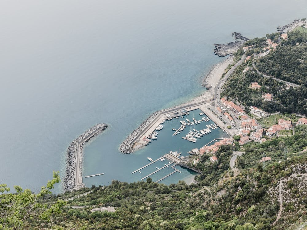 Aerial View Of A Village