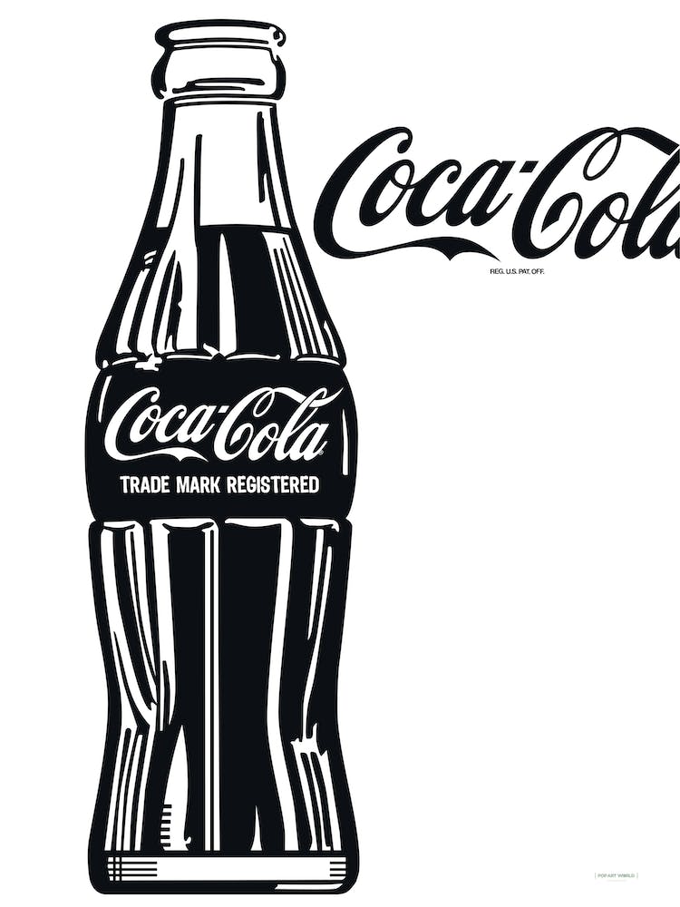 CLASSIC COCA | POP ART WORLD 2023  Digital  vector illustration| www.popart.world