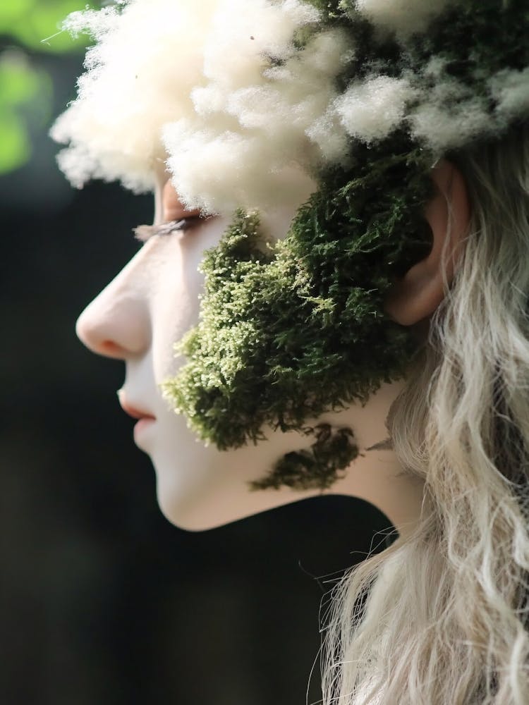 Girl With A Tree On Her Head 1