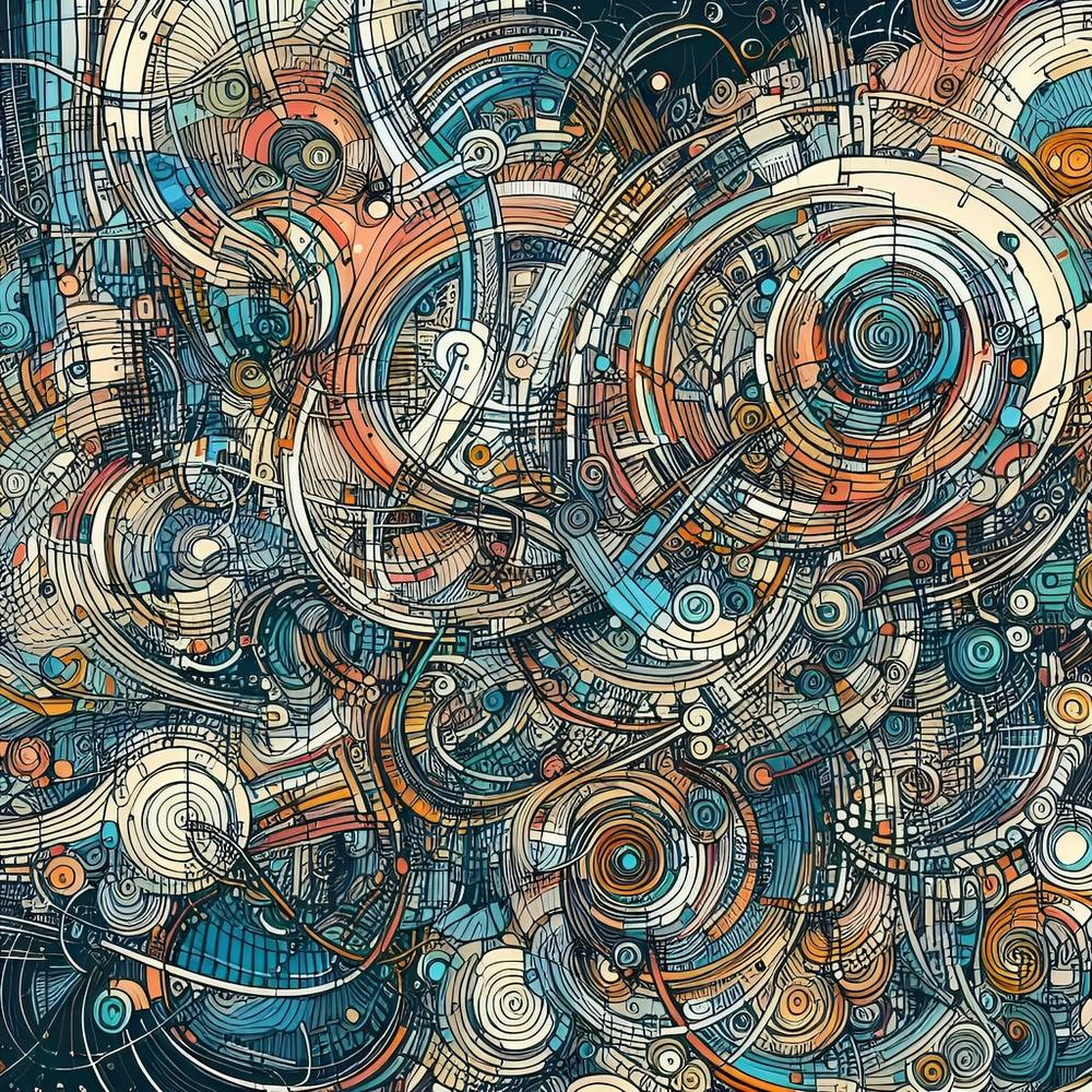 Abstract , scribble