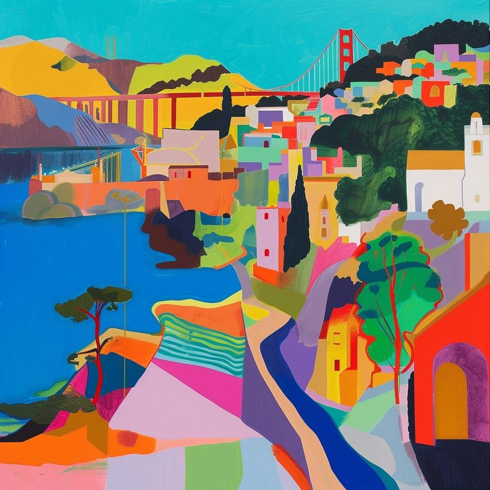 Abstract Travel Collection San Francisco Usa 3