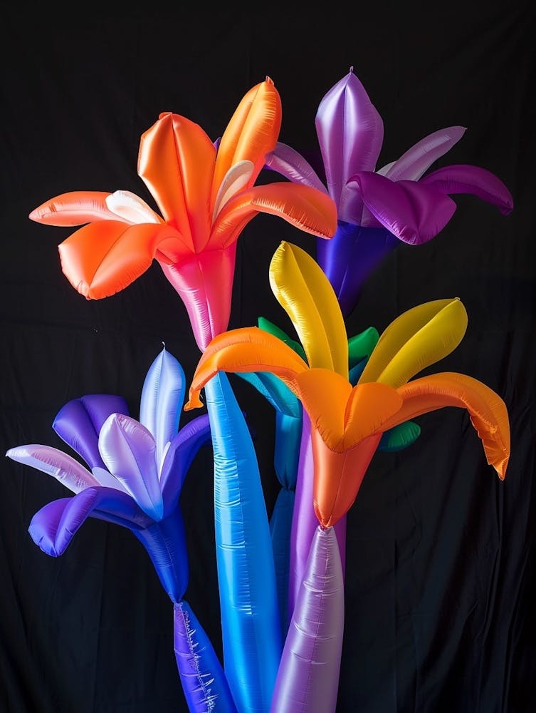 Bright Inflatable Flowers Iris 2