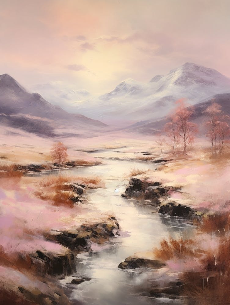 Dreamy Winter Painting Snowdonia National Park United Kingdom 1