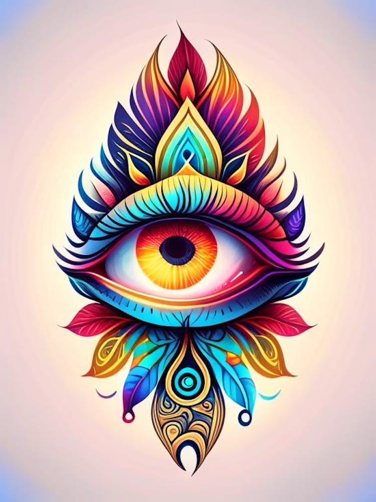 Spiritual Awakening Symbol Third Eye Tattoo 7 Art Print By Symbolic spiritual-awakening-symbol-third-eye-tattoo-7-art-print-by-symbolic