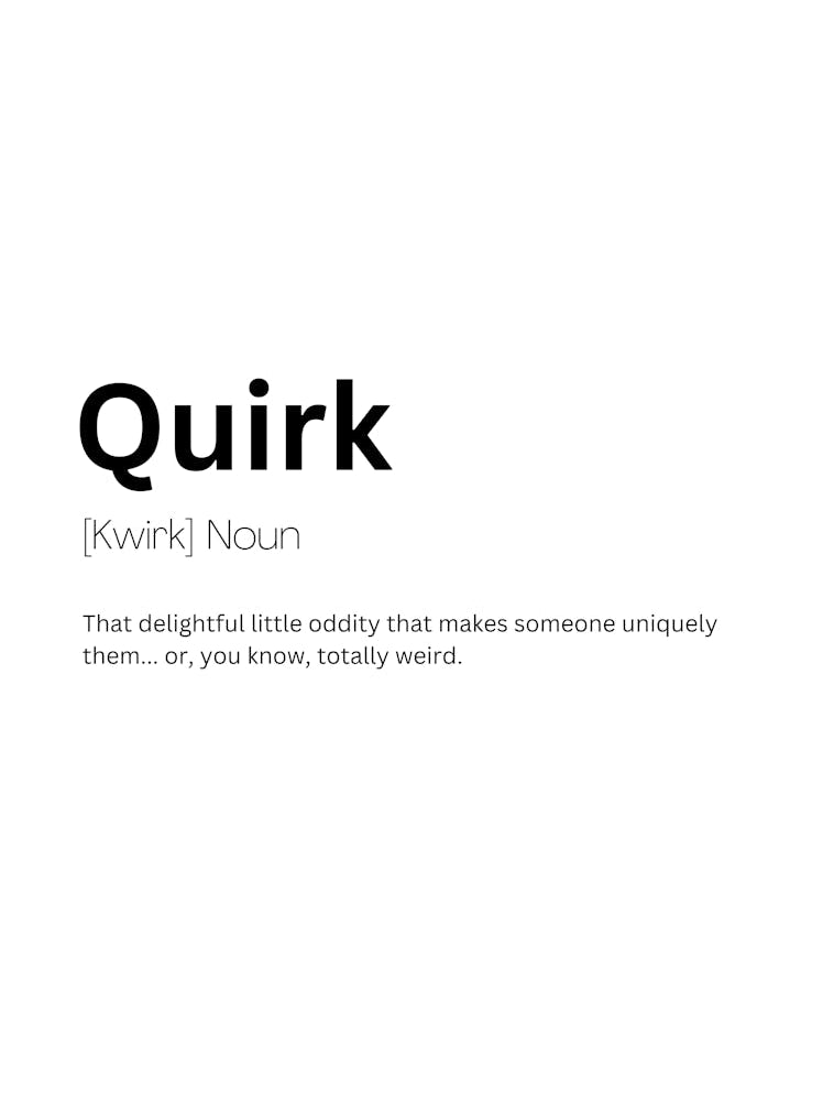 Quirk Definition Meaning
