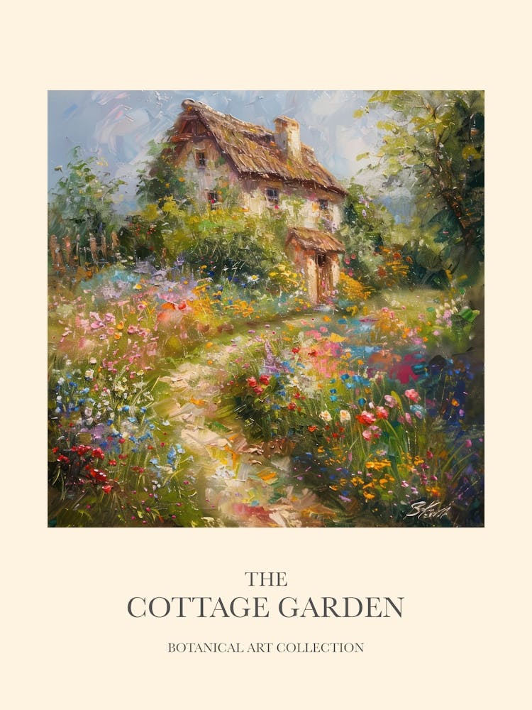 Bloom Ballet Cottage Garden Poster 1