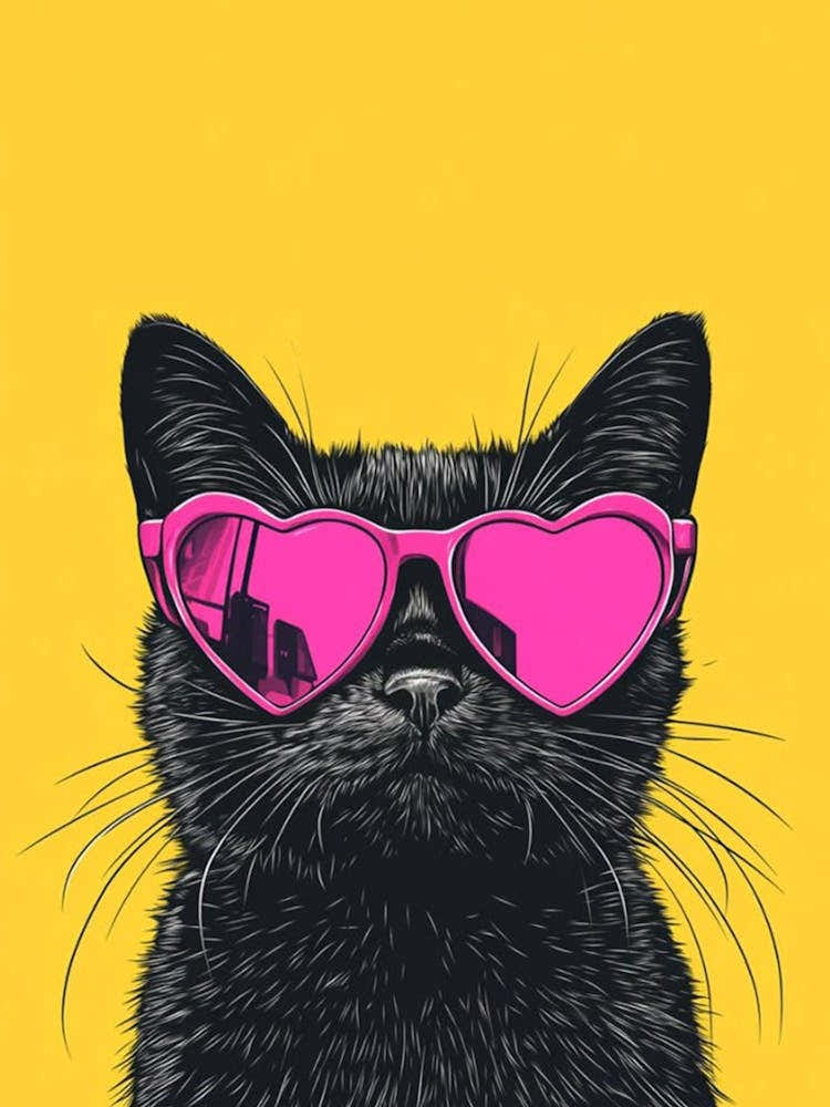 Cat In Sunglasses