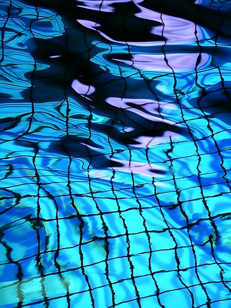 Vibrant Coastal Pool Reflections