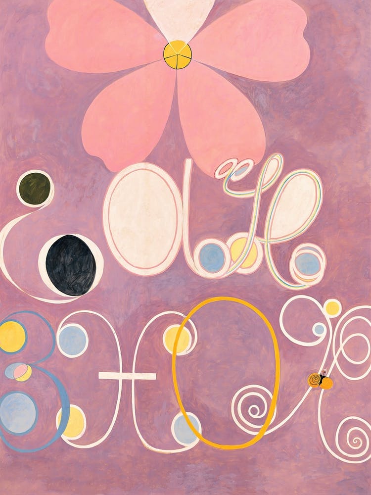 The Ten Largest No 5 Adulthood By Hilma Af Klint (1907)