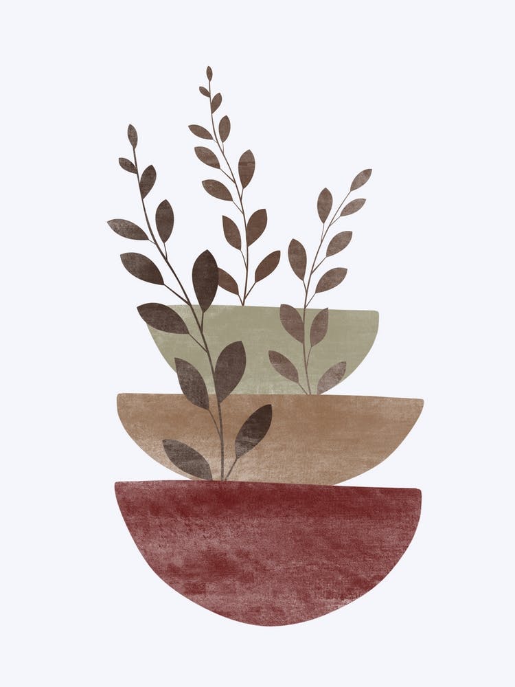 Bowls With Leaves