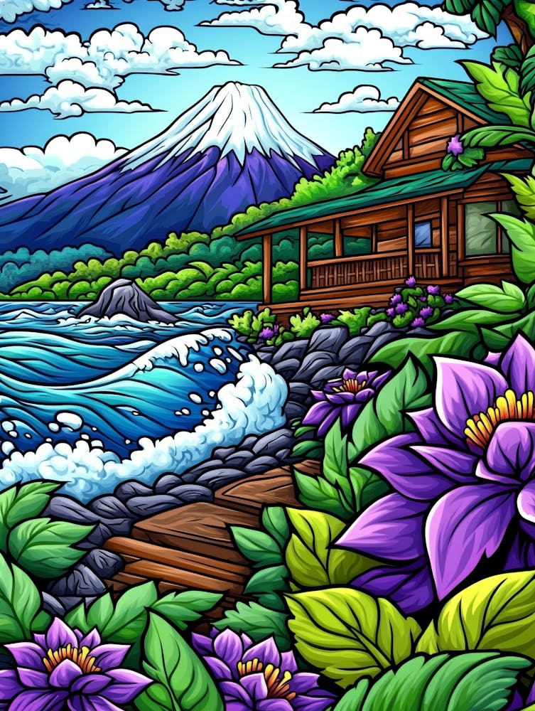 Lotus Flower Painting 1
