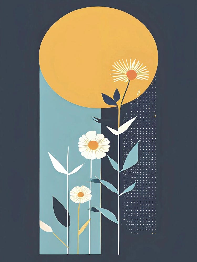 Sunflowers And Daisies