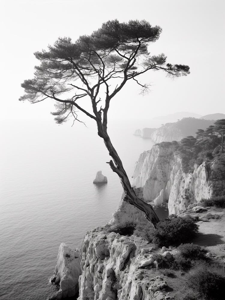 Capri, Italy, Black And White Photography 2