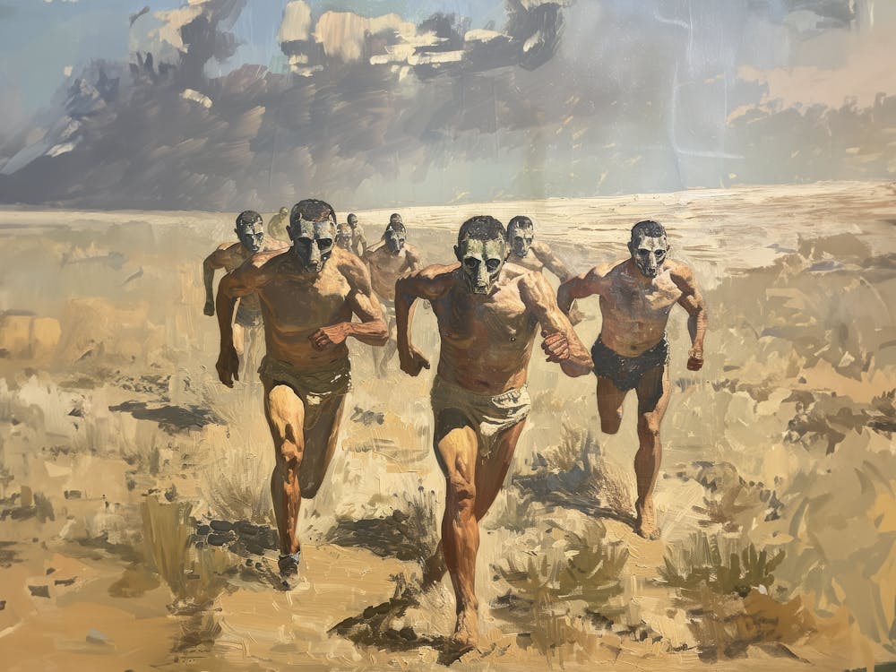 Men Running Desert 1 Fy H