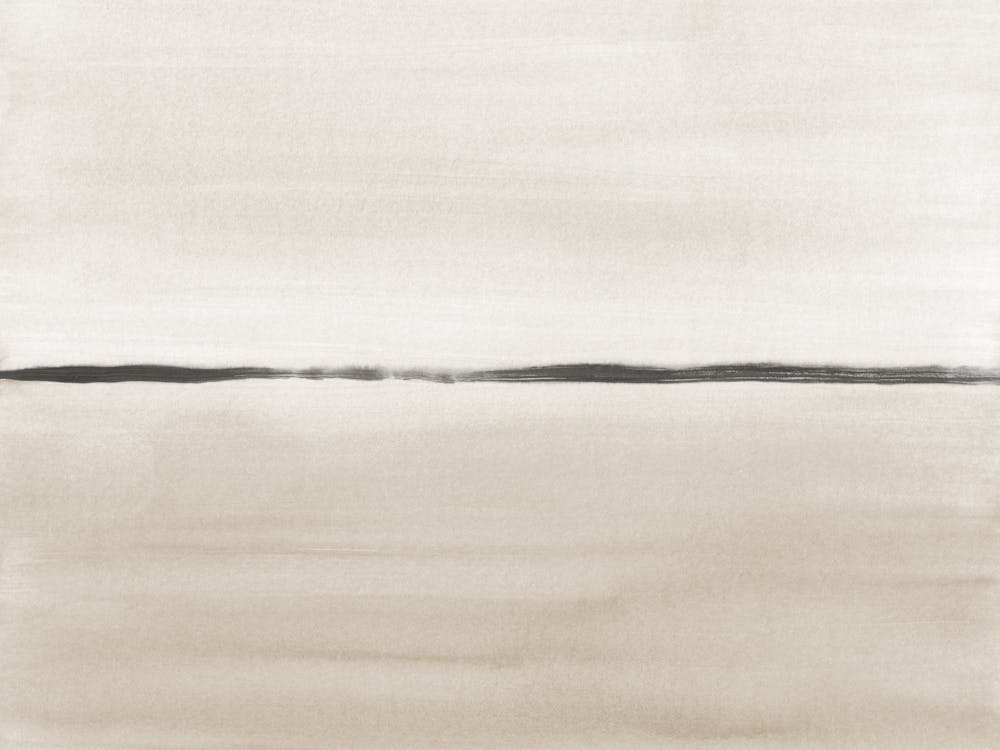 Watercolor Landscape 24 Beige Tones