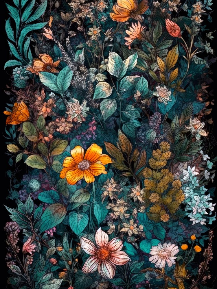 Garden Of Flowers nature meadow