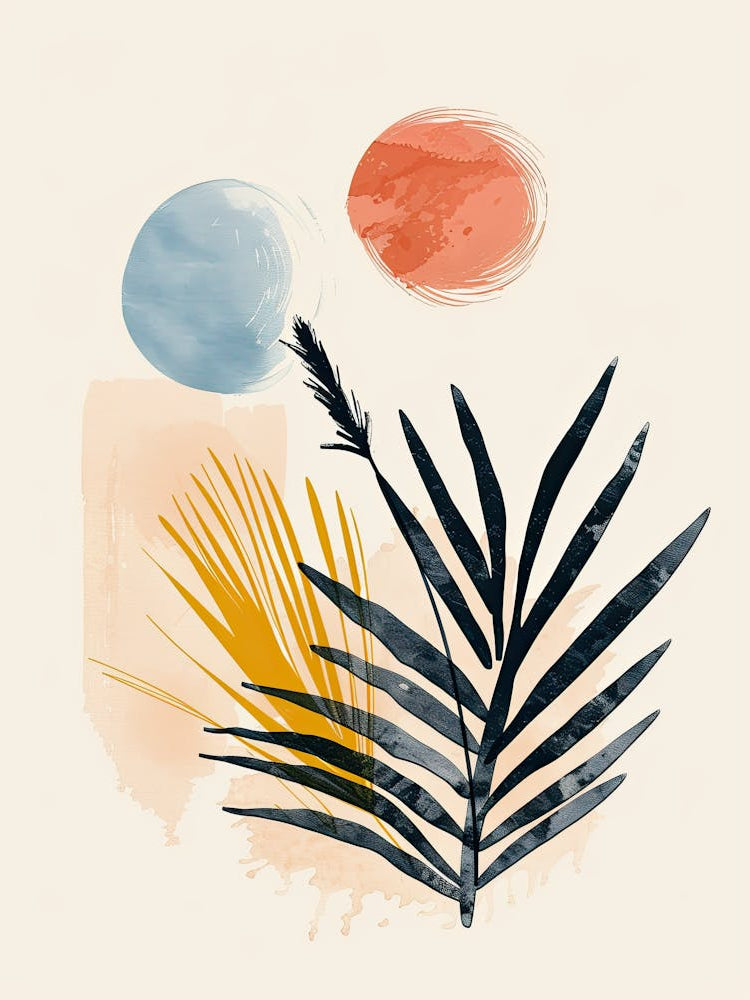 Abstract Era Mid Century Style