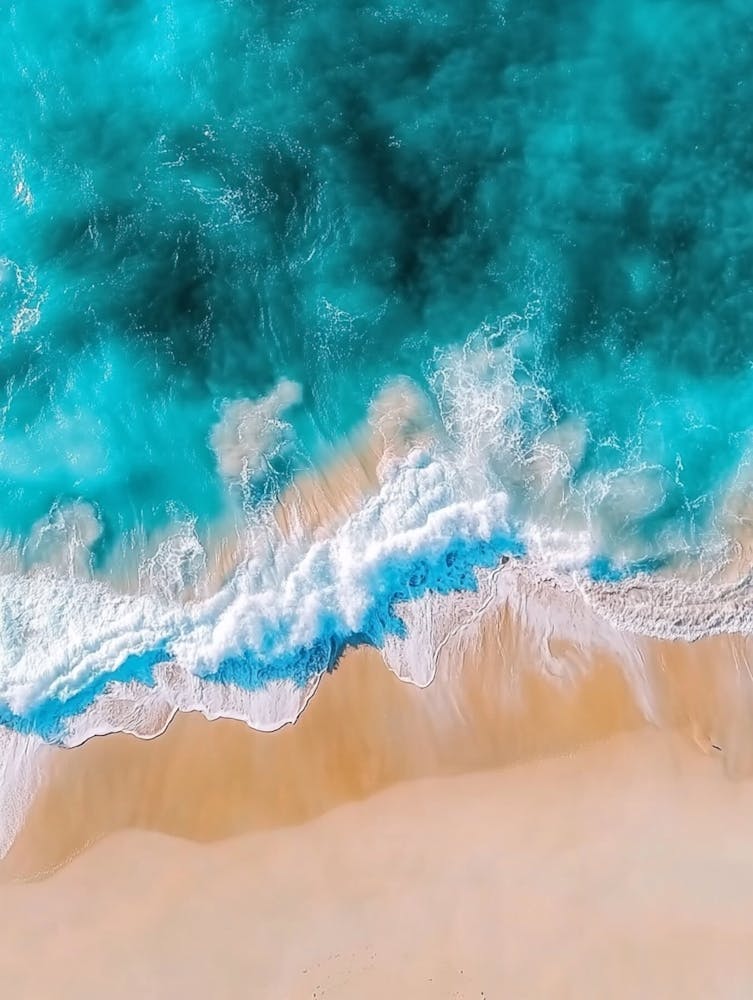 Aerial View Of A Beach 40