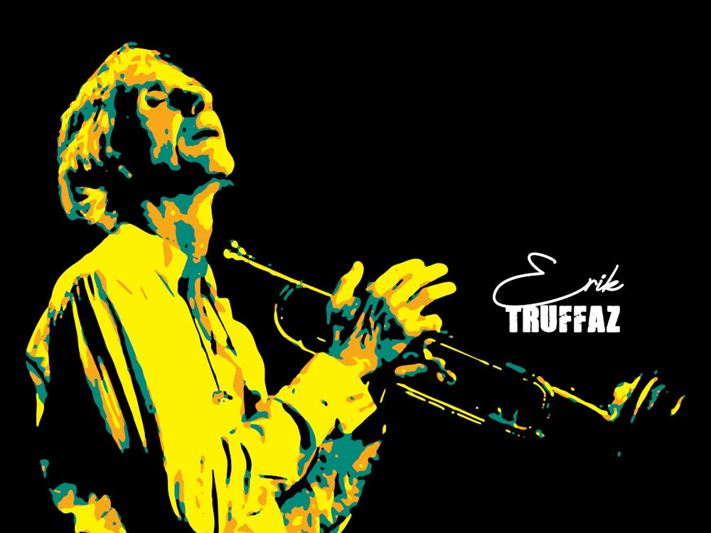 Erik Truffaz Jazz Trumpeter Music Legend in Pop Art