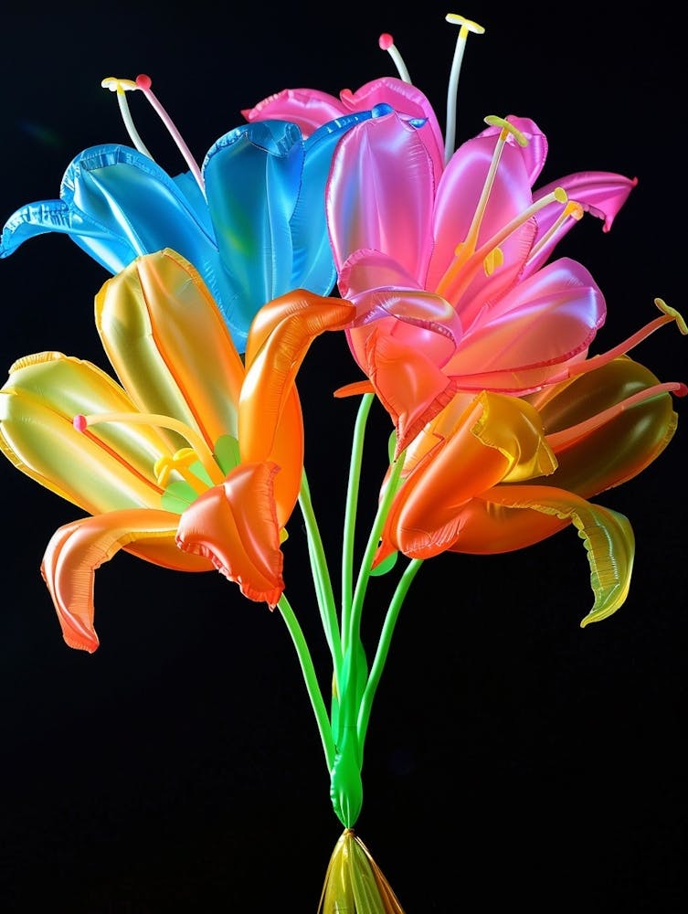 Bright Inflatable Flowers Honeysuckle 3