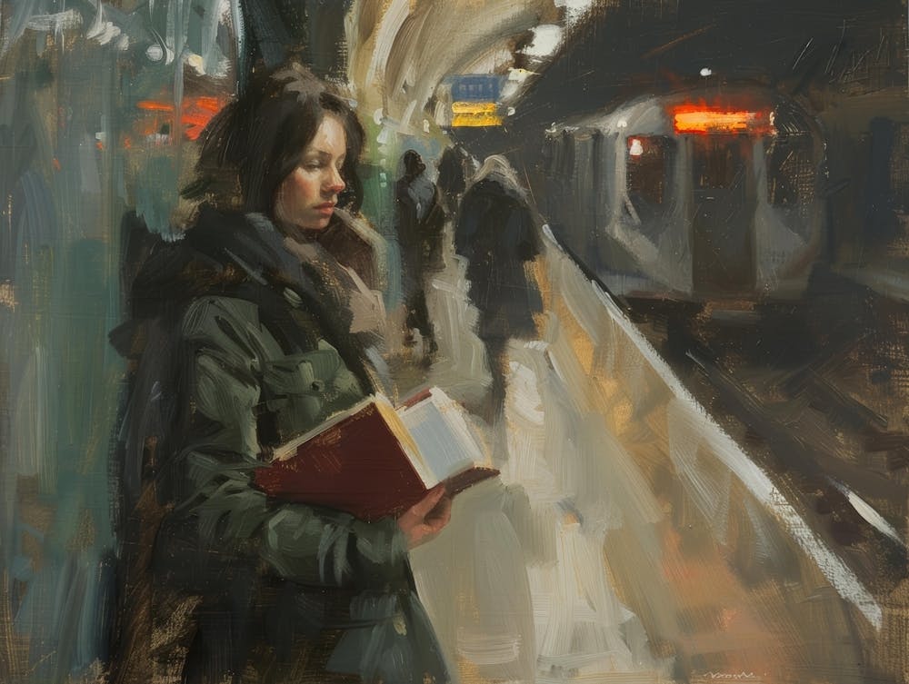 Girl Reading A Book 10