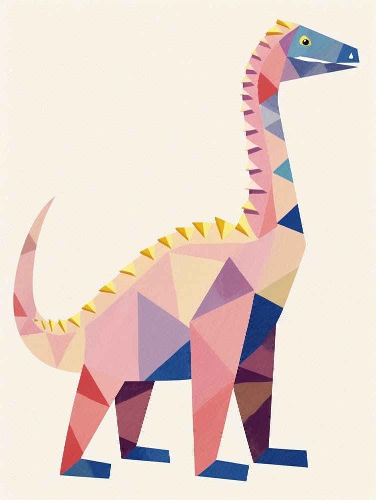 Nursery Dinosaur Art Aucasaurus