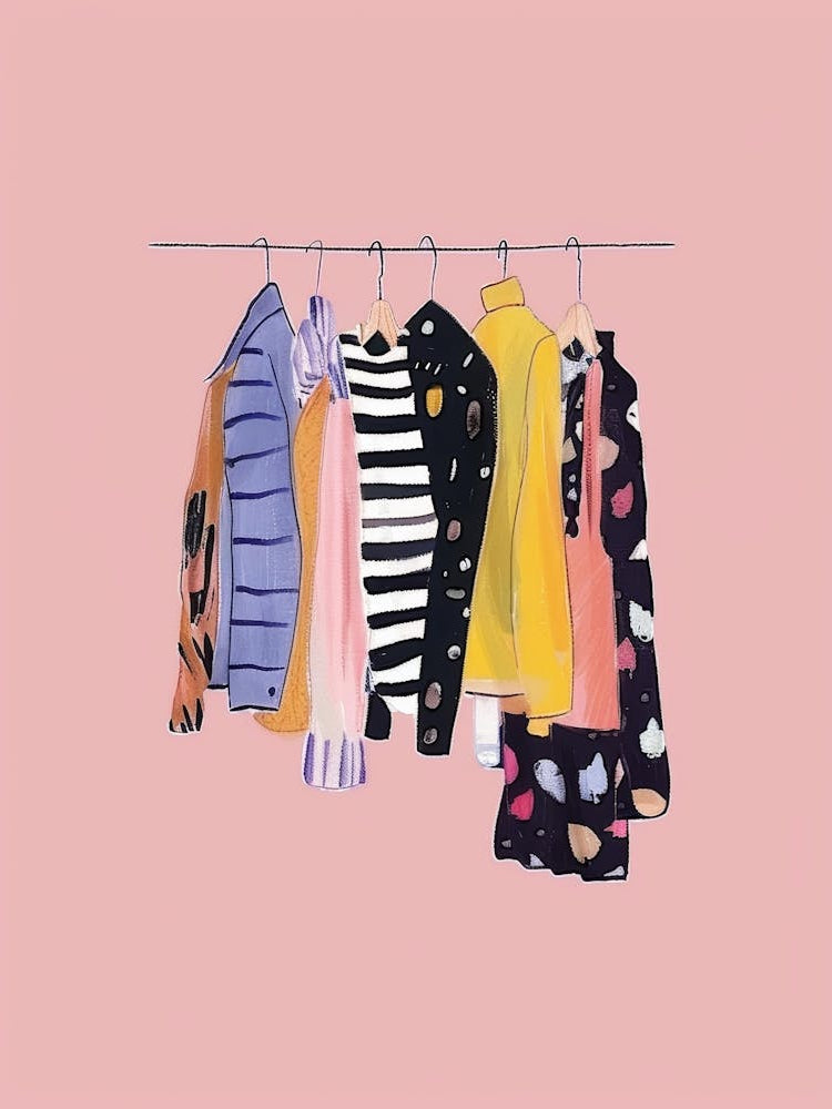 Clothes Hanging On A Line