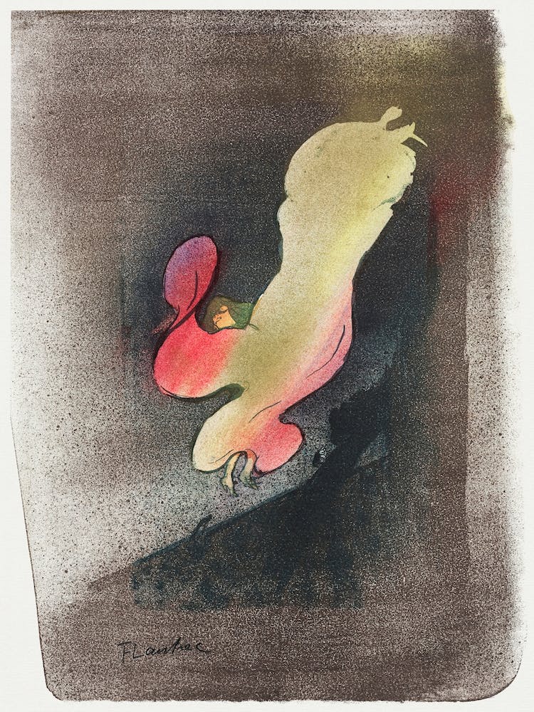 Miss Loïe Fuller (1893), Henri de Toulouse-Lautrec