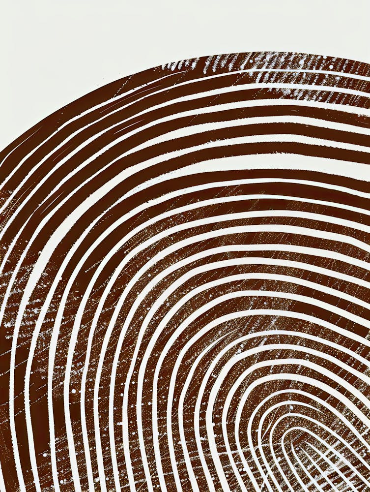 Fingerprint, Minimalist, Bauhaus