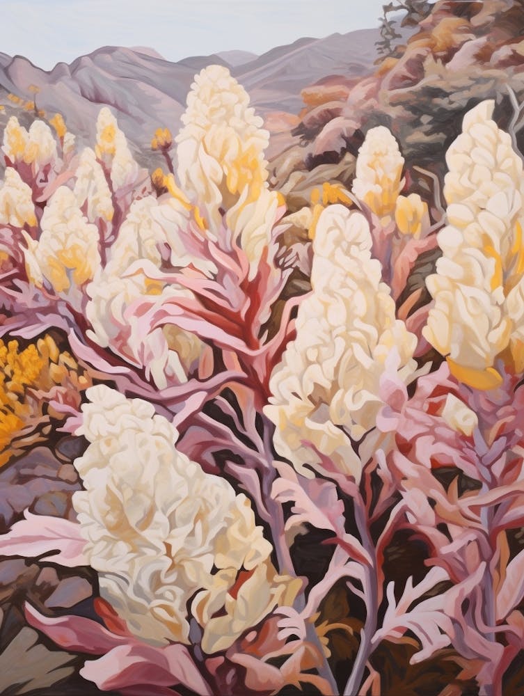 Celosia 2 Flower Painting