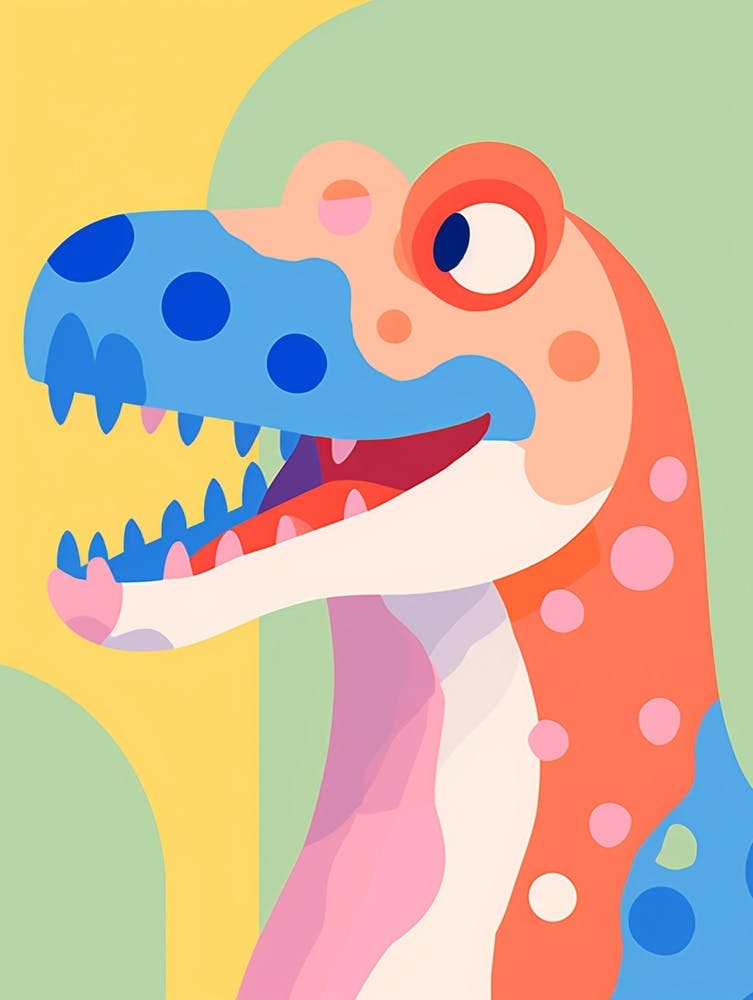 Bunter Dinosaurier Omeisaurus 2