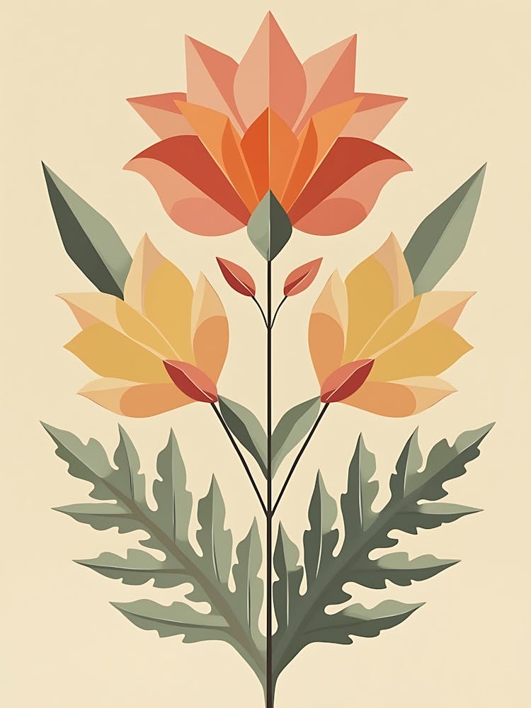 Abstract Flower