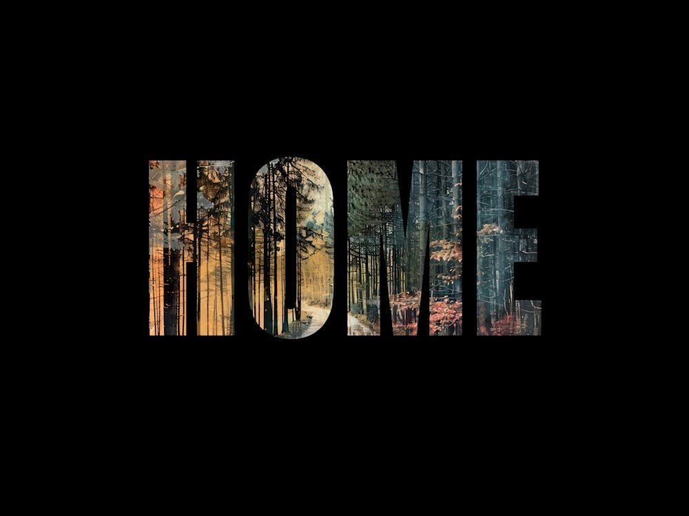 Home Poster Forest Collage 2