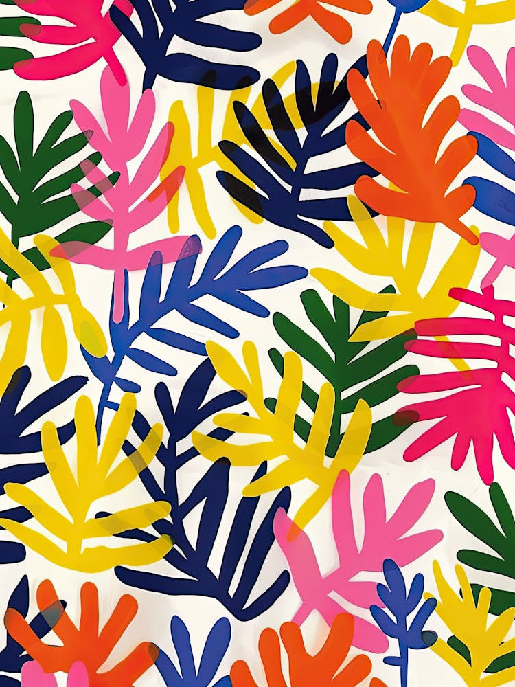 Botanical Explosion Matisse Style