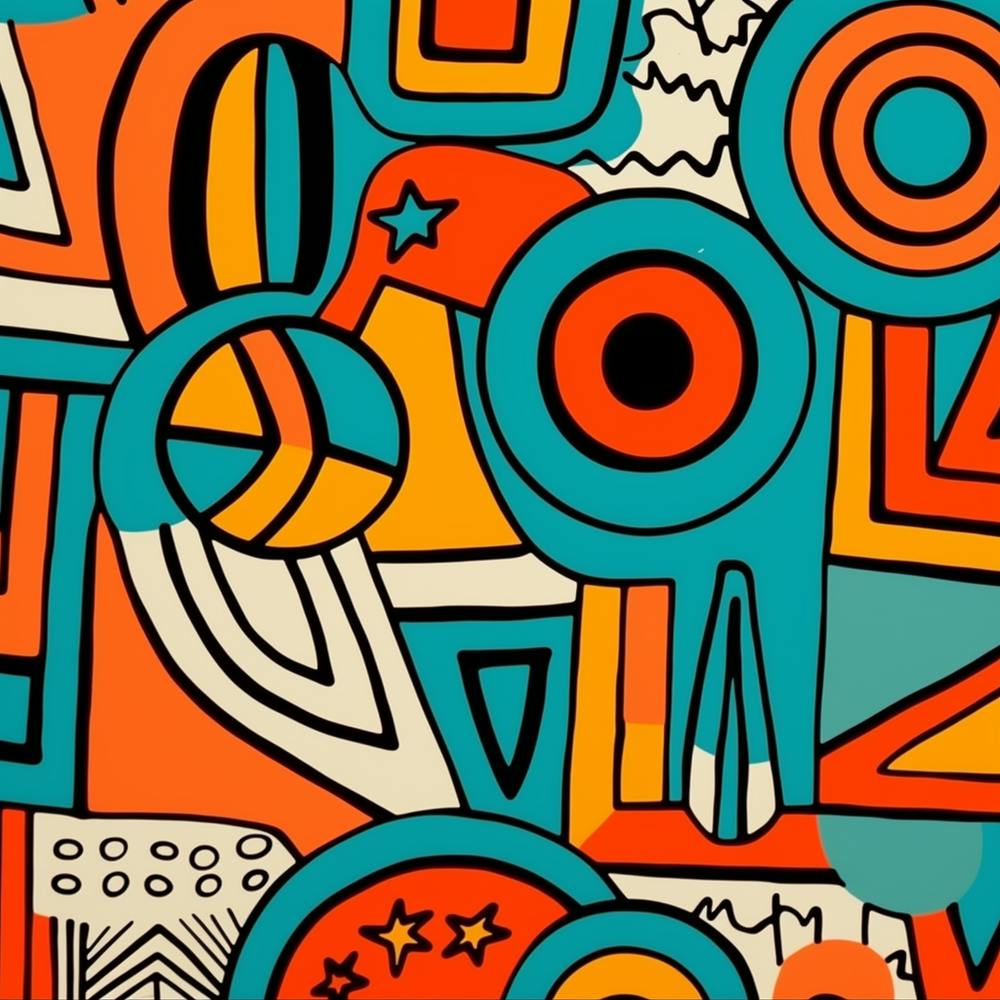 Abstract african theme