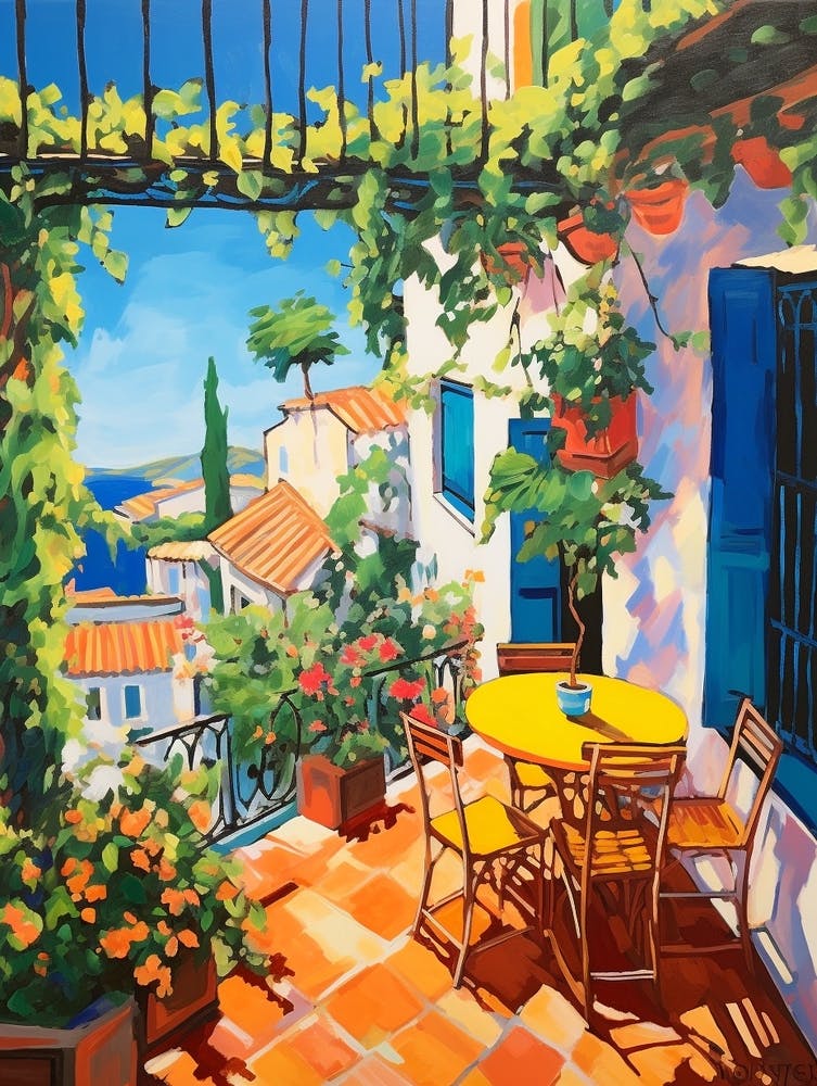 Marbella Spain 7 Fauvistisches Gemälde