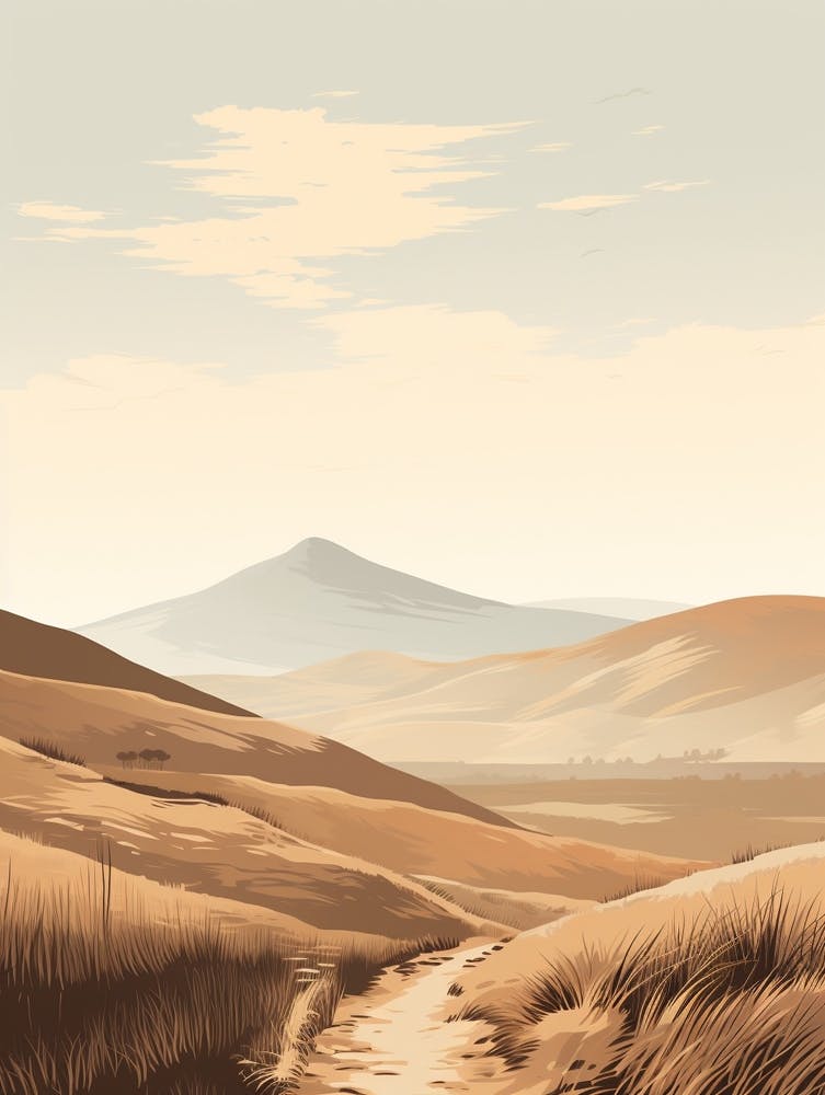 Pennine Way England 2 Hiking Trail Landscape