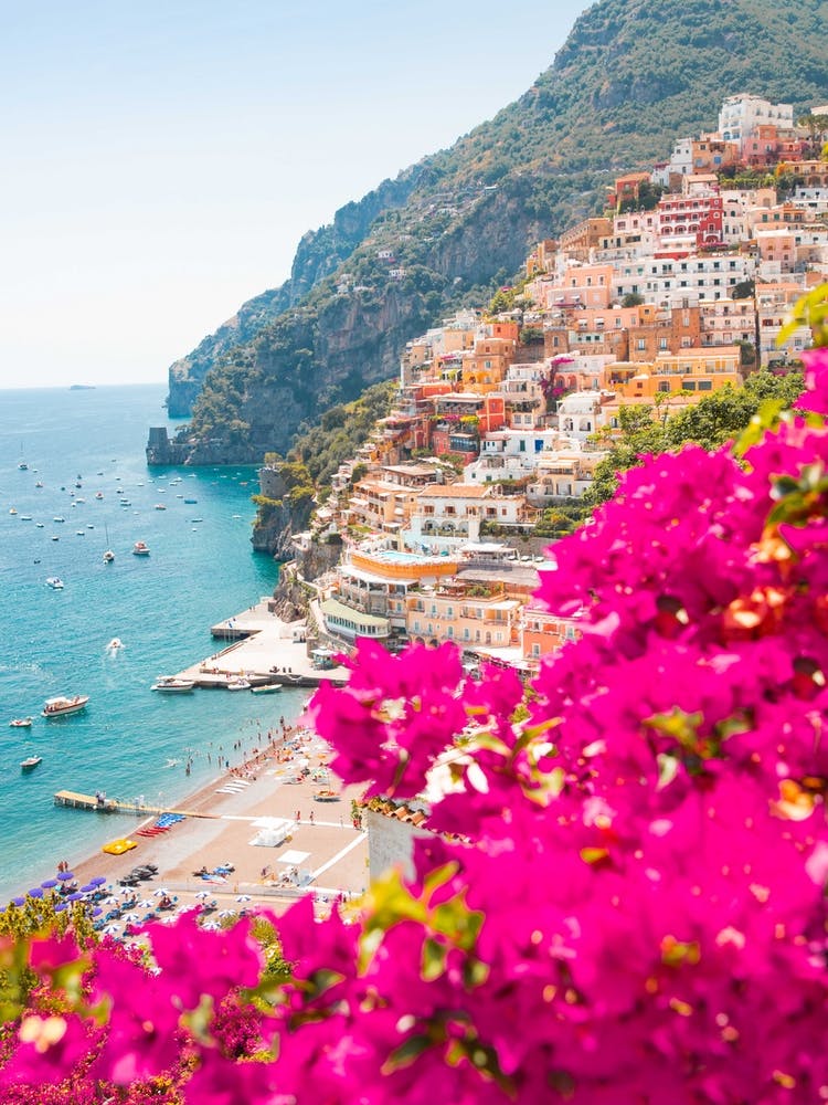 Pink Positano Amalfi Coast