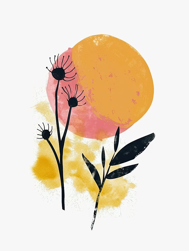 Abstract Watercolor Painting