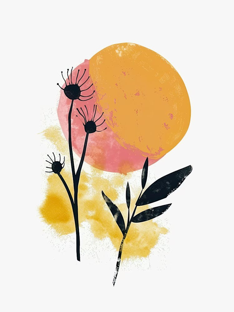 Abstract Watercolor Painting